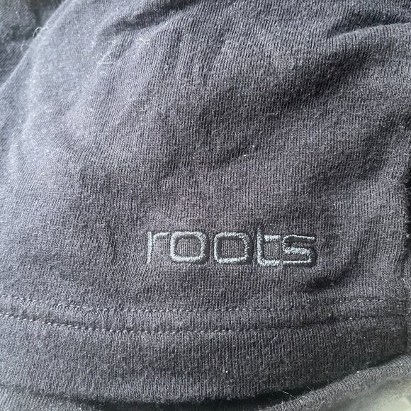 Roots Men's Dark Navy Long Sleeve Crew Neck Top Size Medium Classic Everyday - Picture 4 of 7